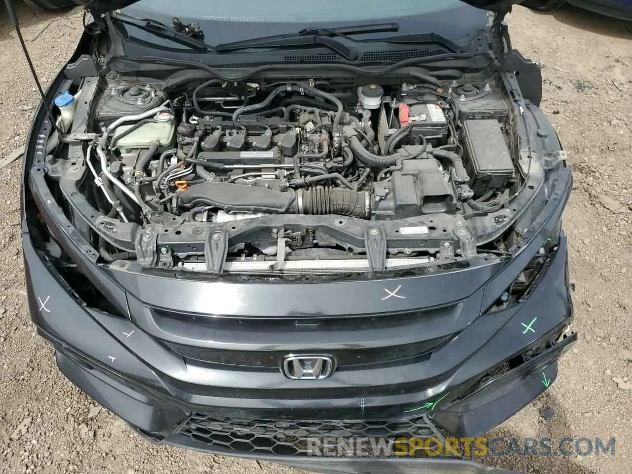 11 fotografías del automóvil dañado SHHFK7H6XKU212977 HONDA CIVIC 2019