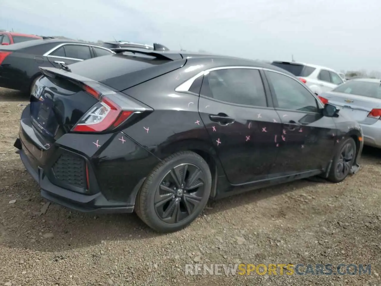 3 fotografías del automóvil dañado SHHFK7H6XKU212977 HONDA CIVIC 2019
