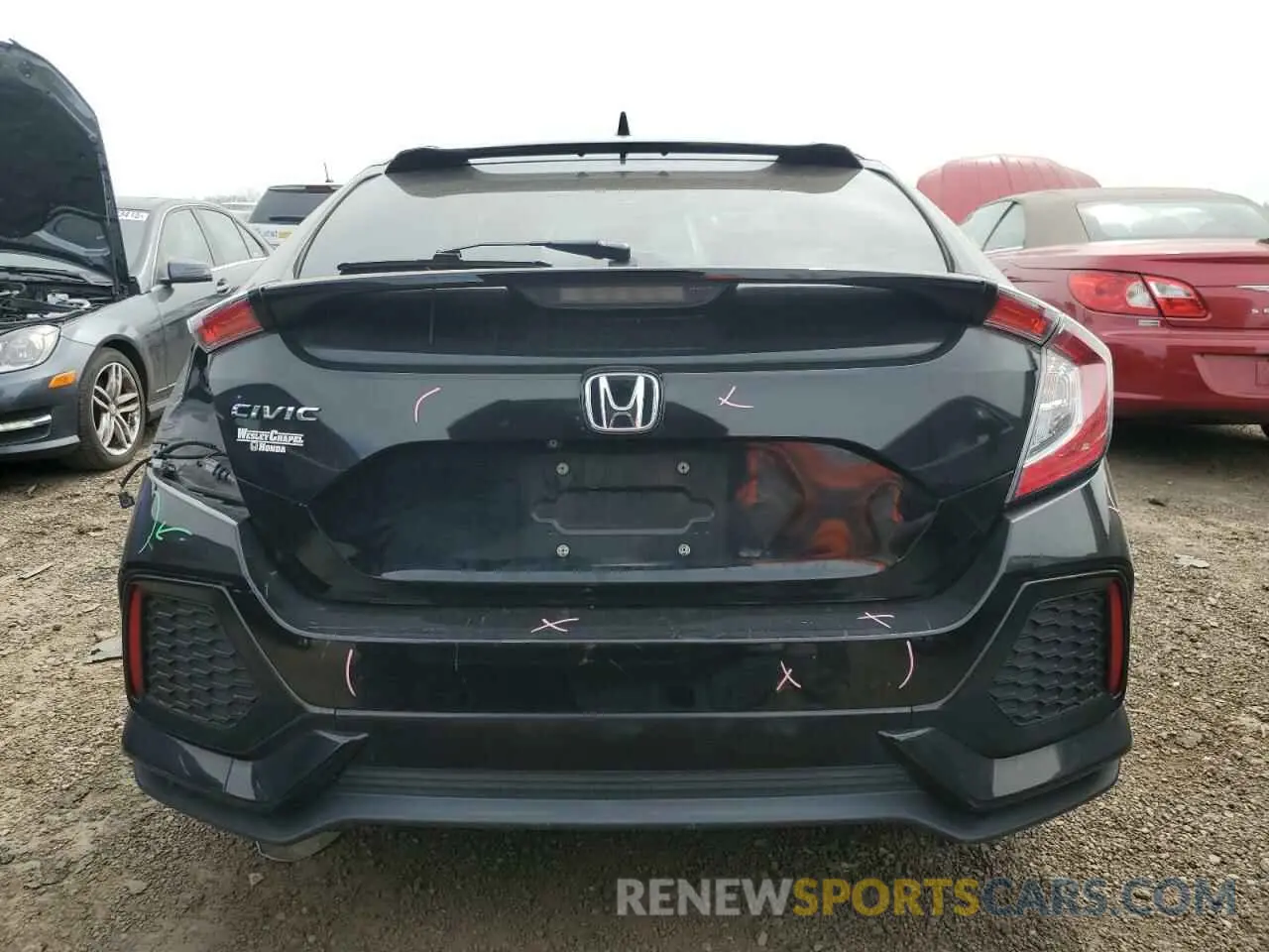 6 fotografías del automóvil dañado SHHFK7H6XKU212977 HONDA CIVIC 2019