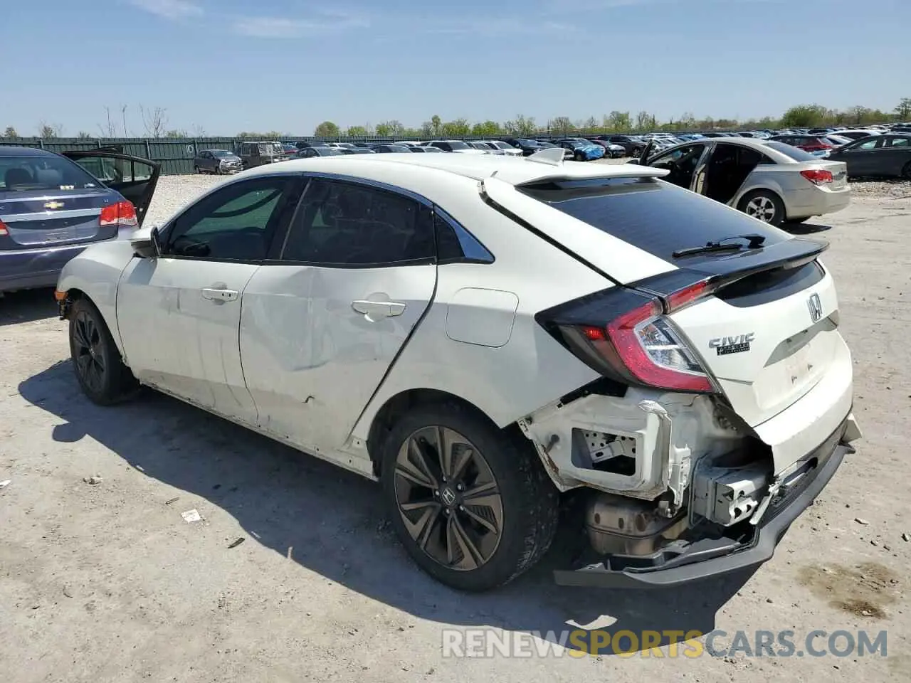2 fotografías del automóvil dañado SHHFK7H6XKU227074 HONDA CIVIC 2019