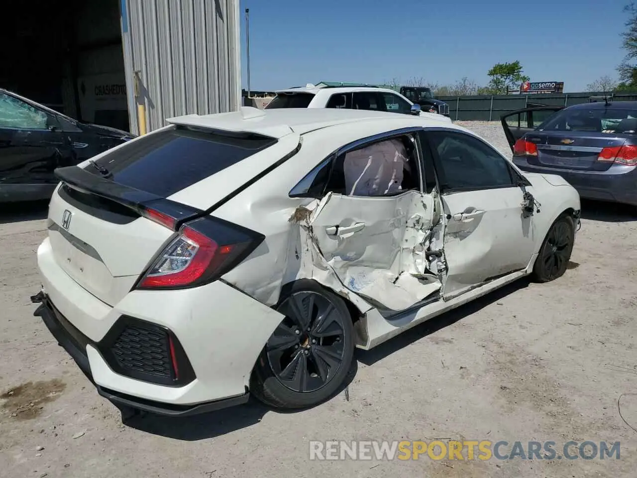 3 fotografías del automóvil dañado SHHFK7H6XKU227074 HONDA CIVIC 2019