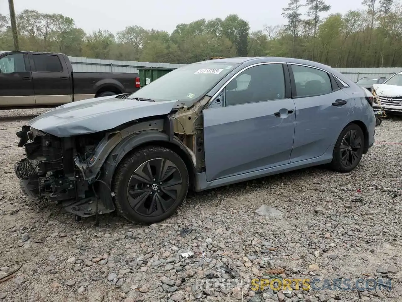 1 fotografías del automóvil dañado SHHFK7H6XKU409020 HONDA CIVIC 2019