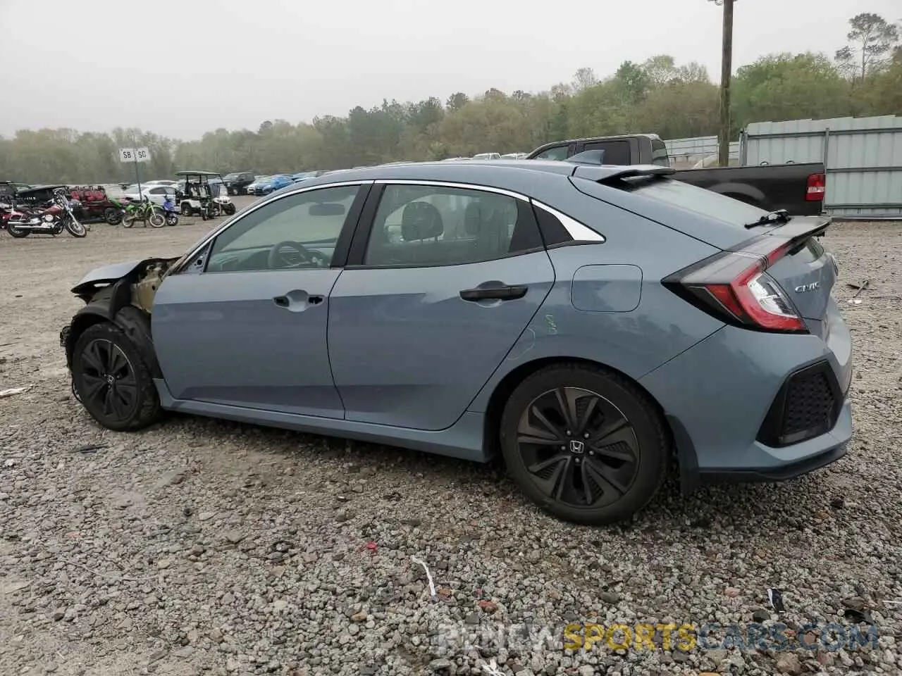 2 fotografías del automóvil dañado SHHFK7H6XKU409020 HONDA CIVIC 2019