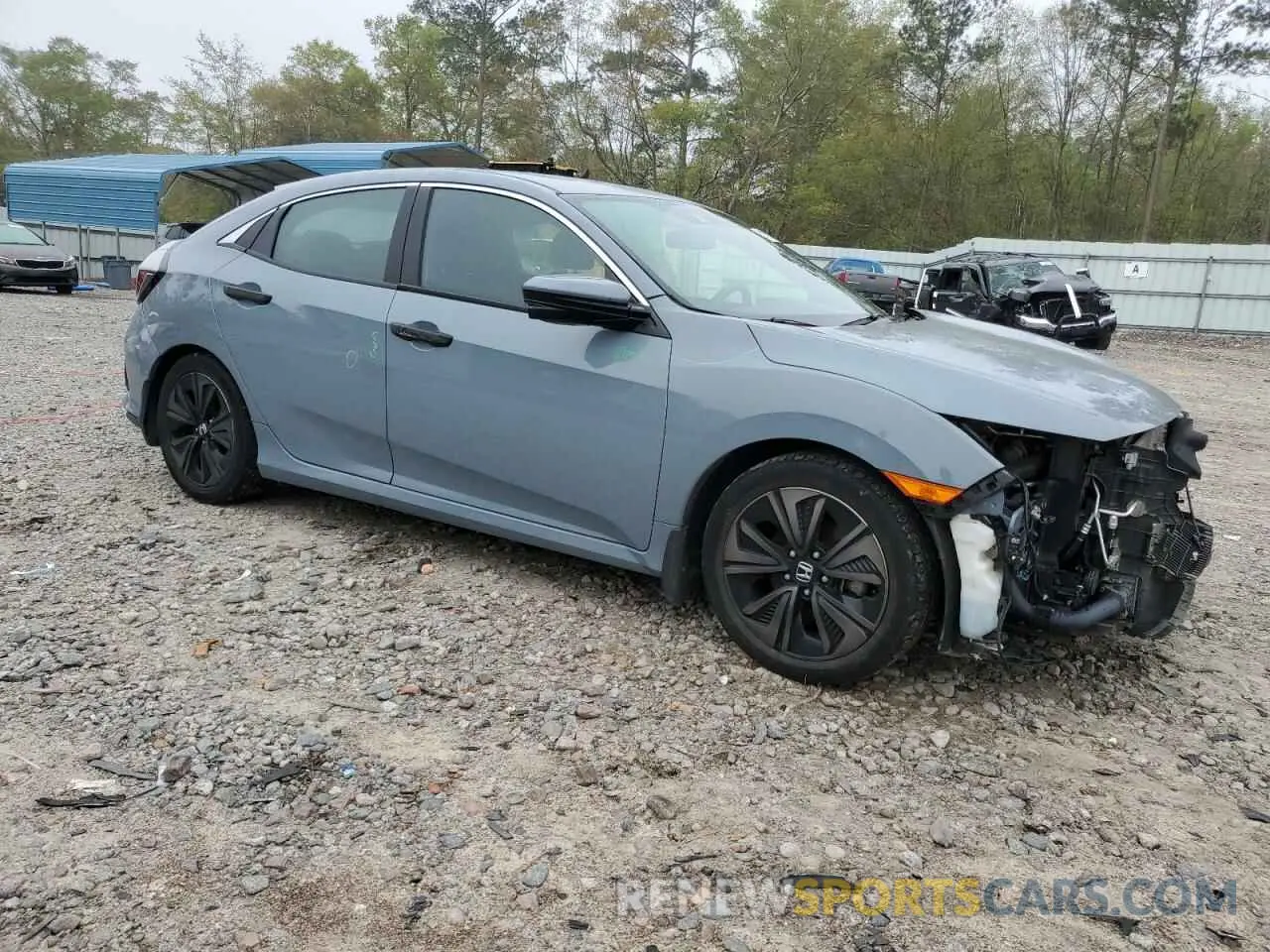 4 fotografías del automóvil dañado SHHFK7H6XKU409020 HONDA CIVIC 2019