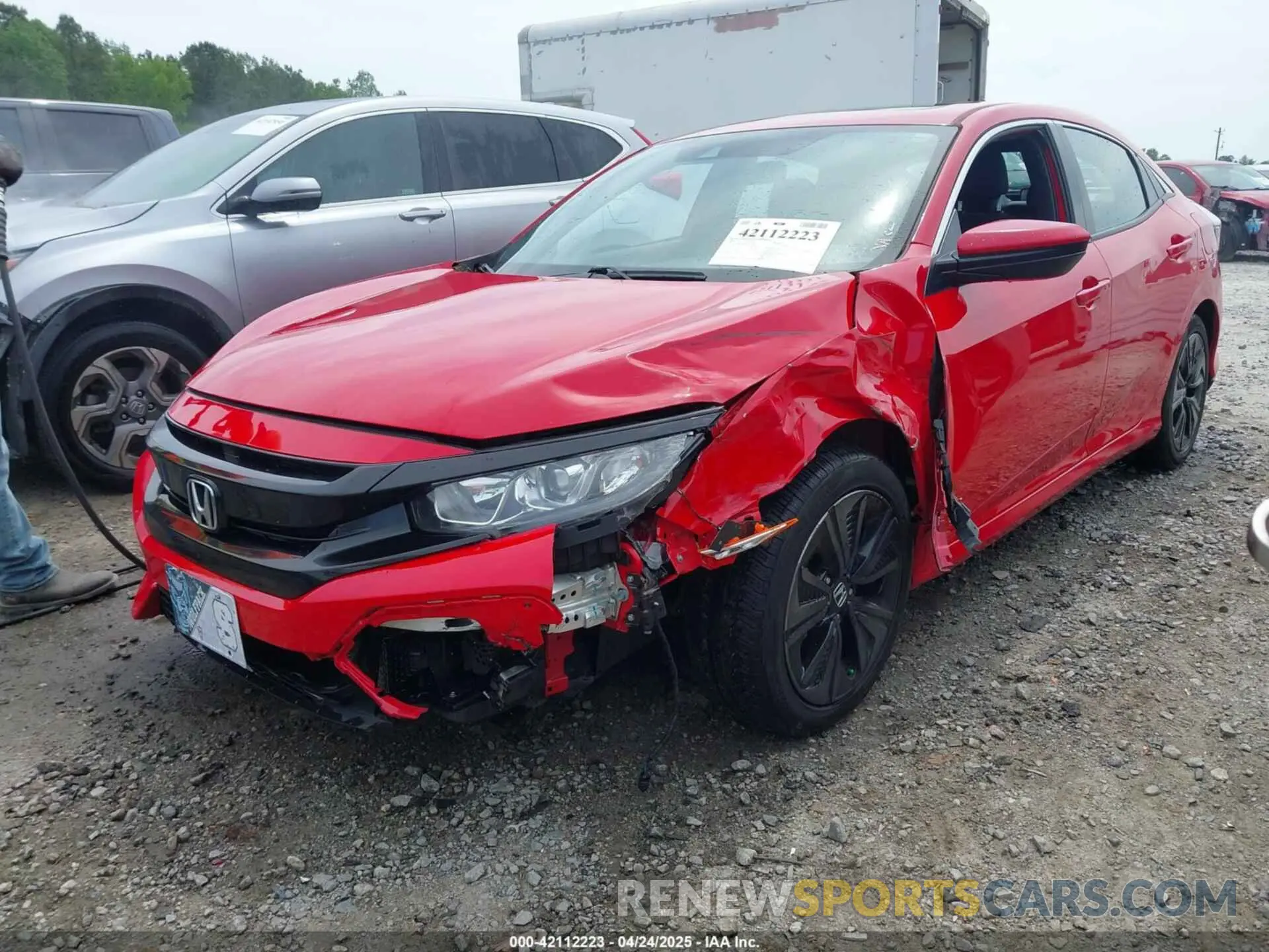 2 fotografías del automóvil dañado SHHFK7H6XKU411169 HONDA CIVIC 2019