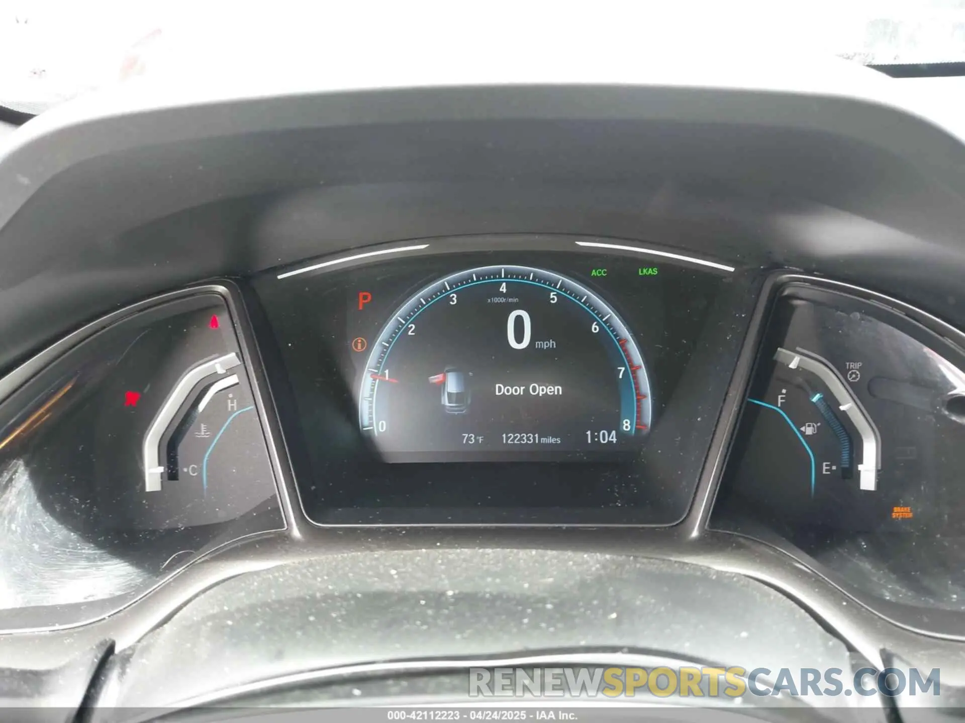 7 fotografías del automóvil dañado SHHFK7H6XKU411169 HONDA CIVIC 2019