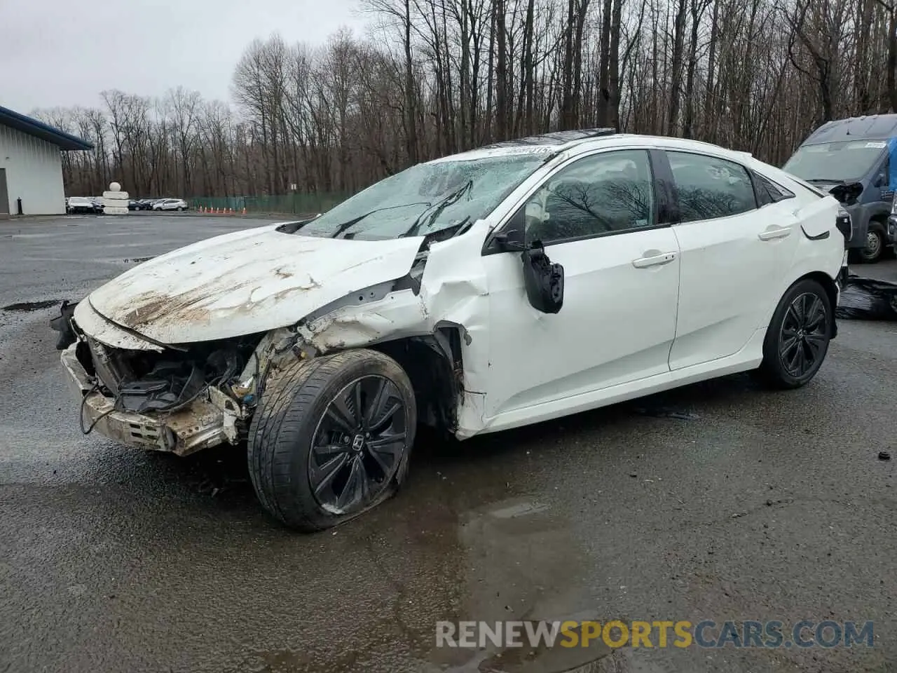1 fotografías del automóvil dañado SHHFK7H6XKU418154 HONDA CIVIC 2019