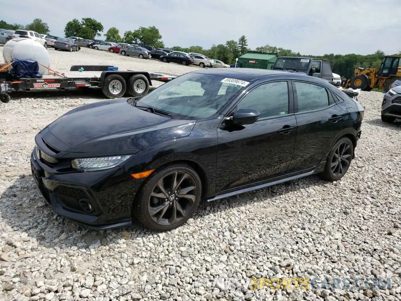 1 fotografías del automóvil dañado SHHFK7H91KU420644 HONDA CIVIC 2019