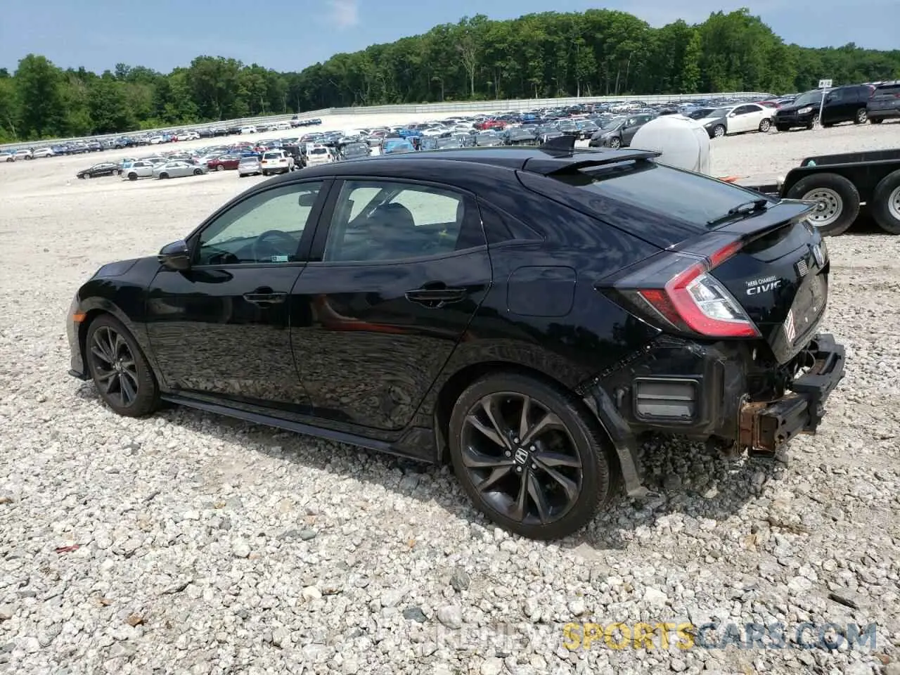 2 fotografías del automóvil dañado SHHFK7H91KU420644 HONDA CIVIC 2019