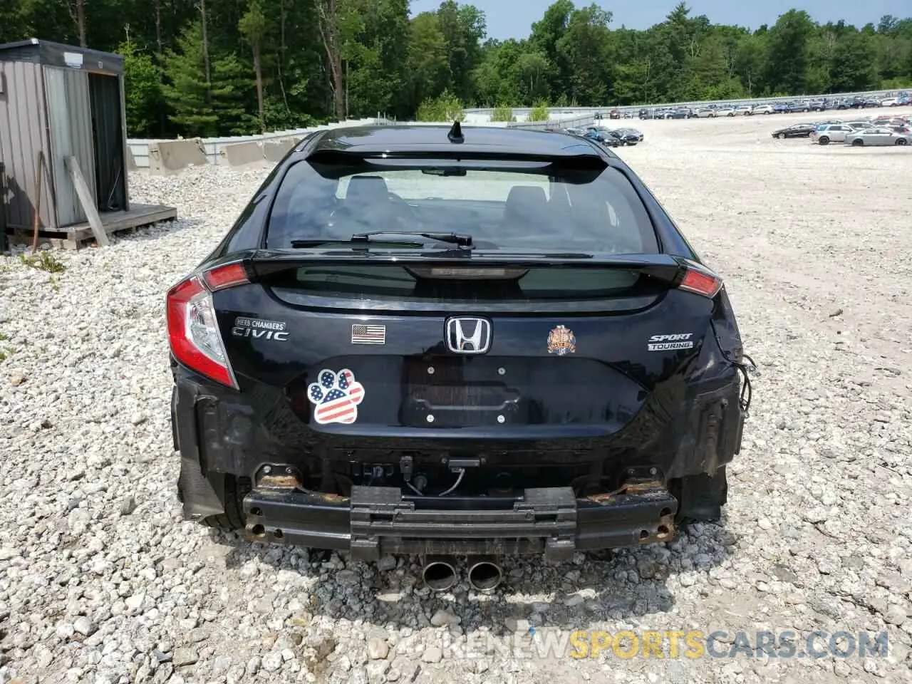6 fotografías del automóvil dañado SHHFK7H91KU420644 HONDA CIVIC 2019