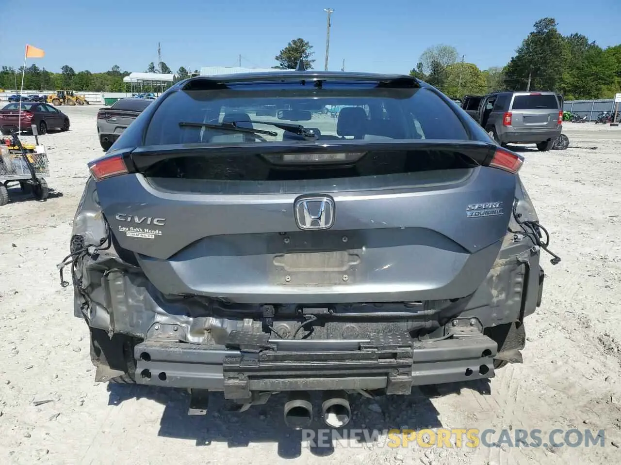 6 fotografías del automóvil dañado SHHFK7H92KU216676 HONDA CIVIC 2019