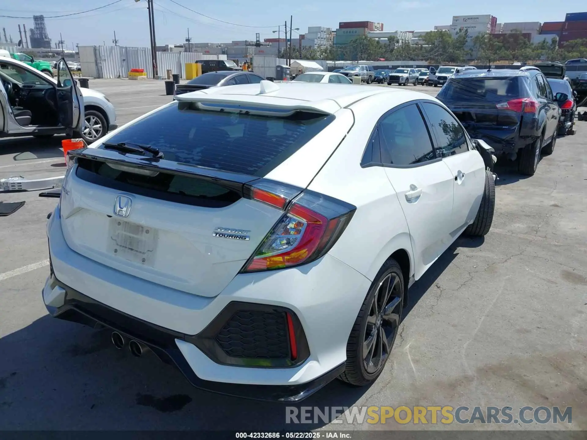 4 fotografías del automóvil dañado SHHFK7H93KU404445 HONDA CIVIC 2019