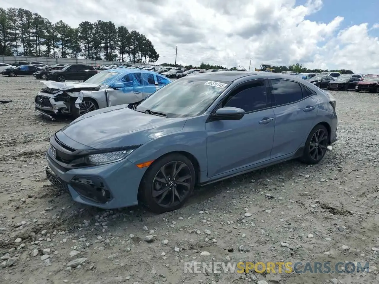 1 fotografías del automóvil dañado SHHFK7H95KU224318 HONDA CIVIC 2019
