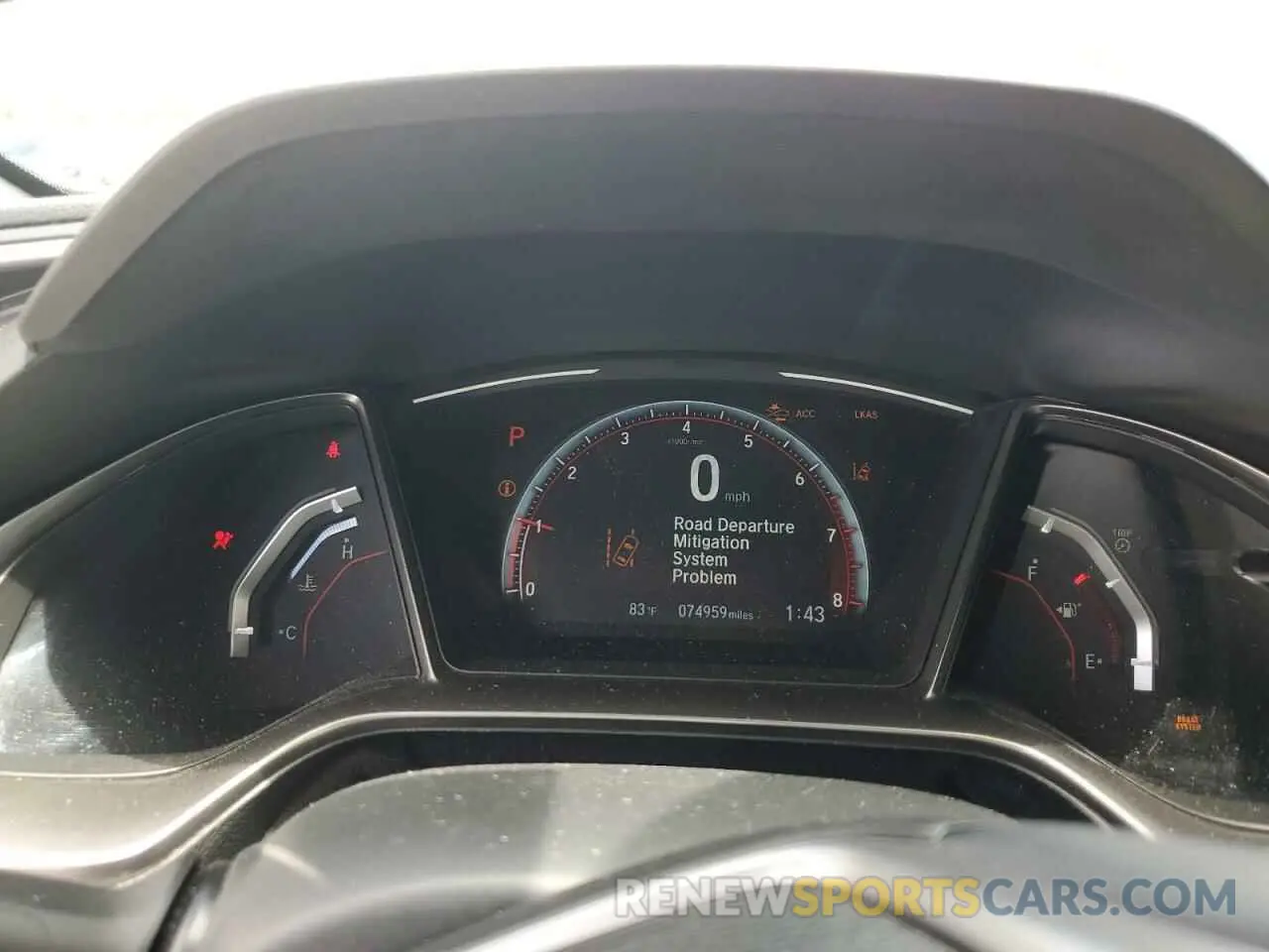 9 fotografías del automóvil dañado SHHFK7H95KU224318 HONDA CIVIC 2019