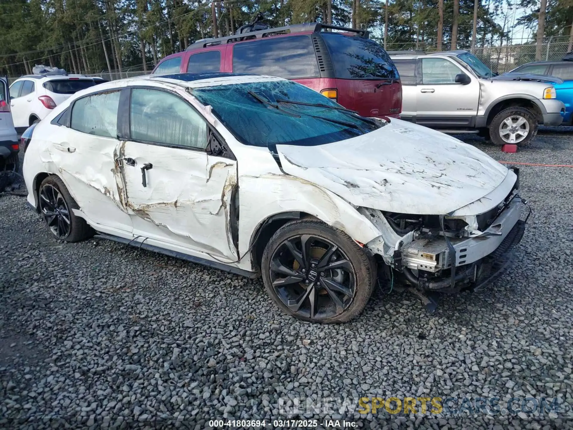 1 fotografías del automóvil dañado SHHFK7H98KU408264 HONDA CIVIC 2019