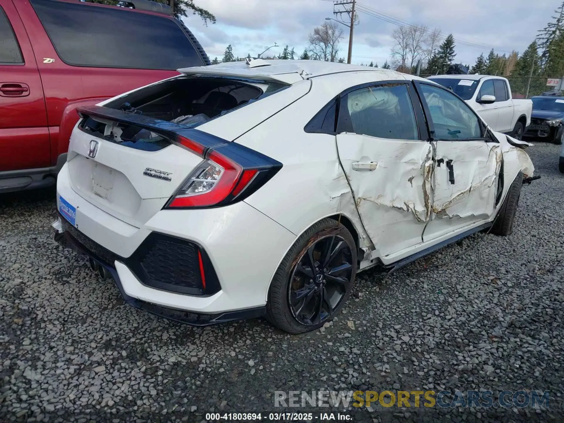 4 fotografías del automóvil dañado SHHFK7H98KU408264 HONDA CIVIC 2019