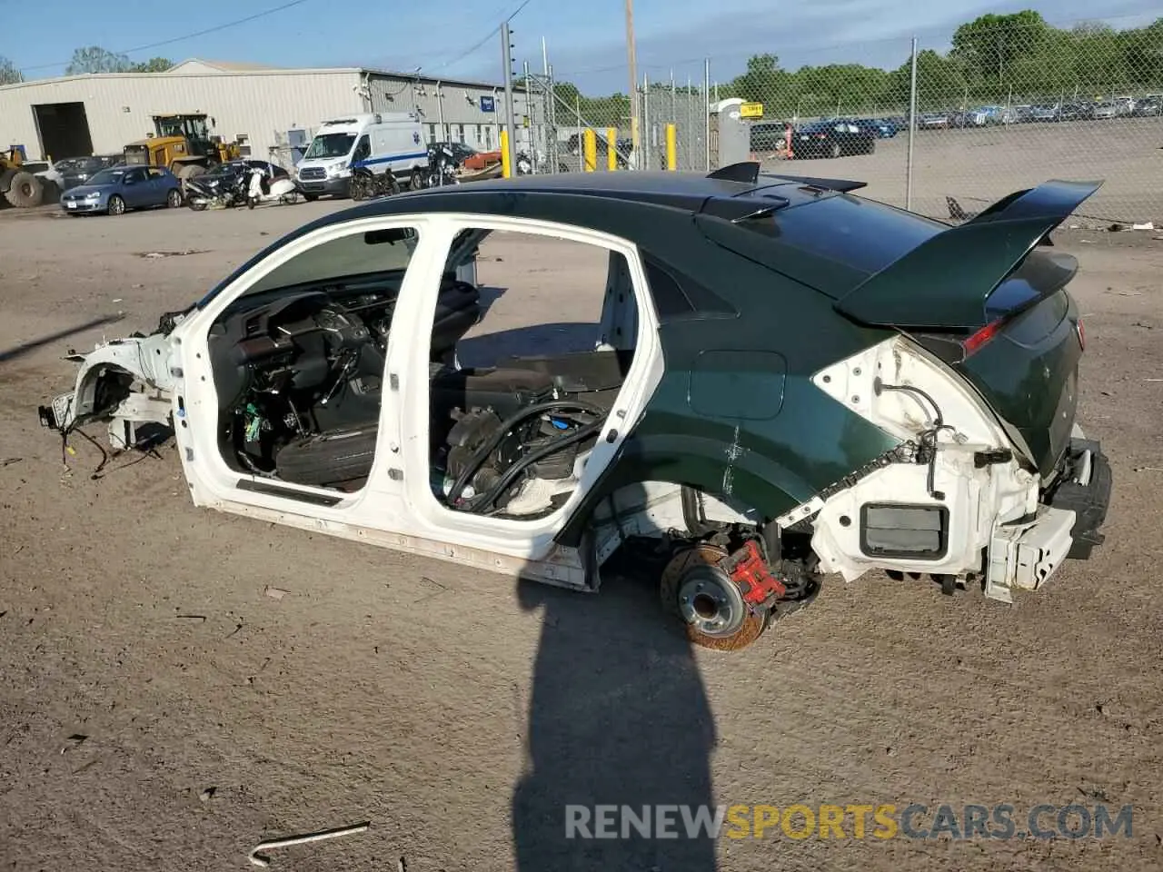 2 fotografías del automóvil dañado SHHFK8G71KU201804 HONDA CIVIC 2019