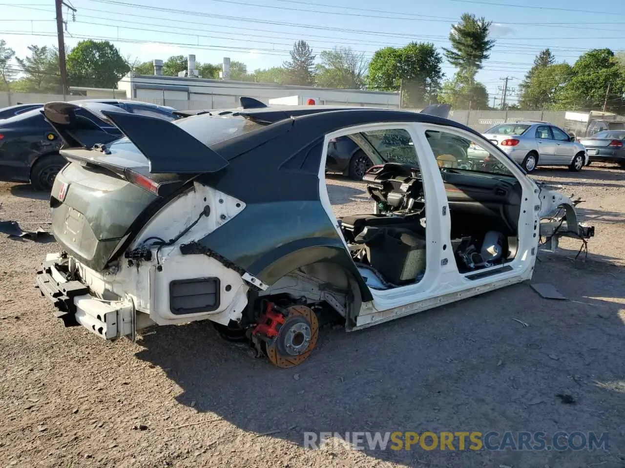 3 fotografías del automóvil dañado SHHFK8G71KU201804 HONDA CIVIC 2019