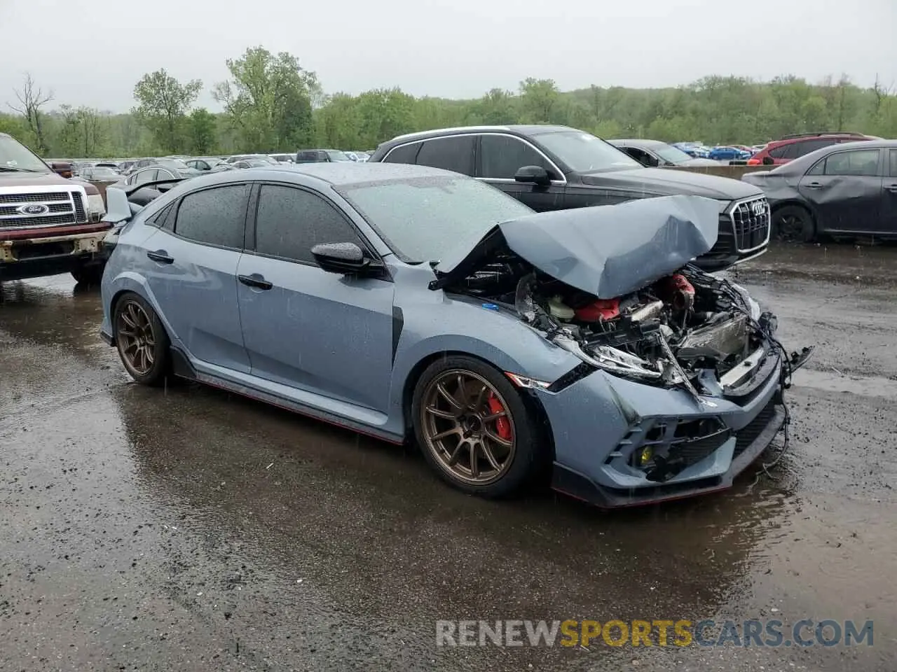 4 fotografías del automóvil dañado SHHFK8G77KU206067 HONDA CIVIC 2019