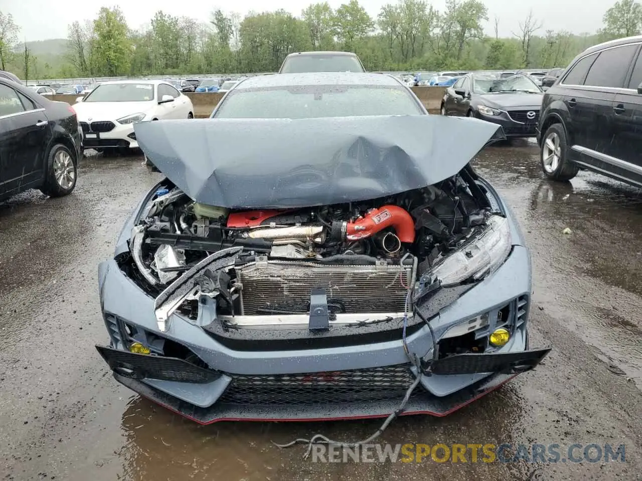 5 fotografías del automóvil dañado SHHFK8G77KU206067 HONDA CIVIC 2019