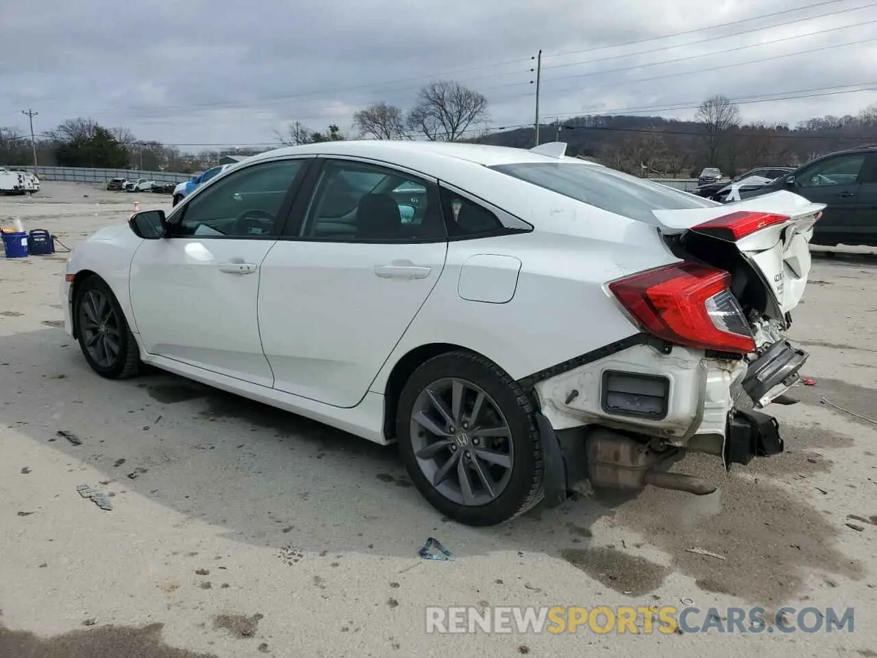 2 fotografías del automóvil dañado 19XFC1F30LE006546 HONDA CIVIC 2020