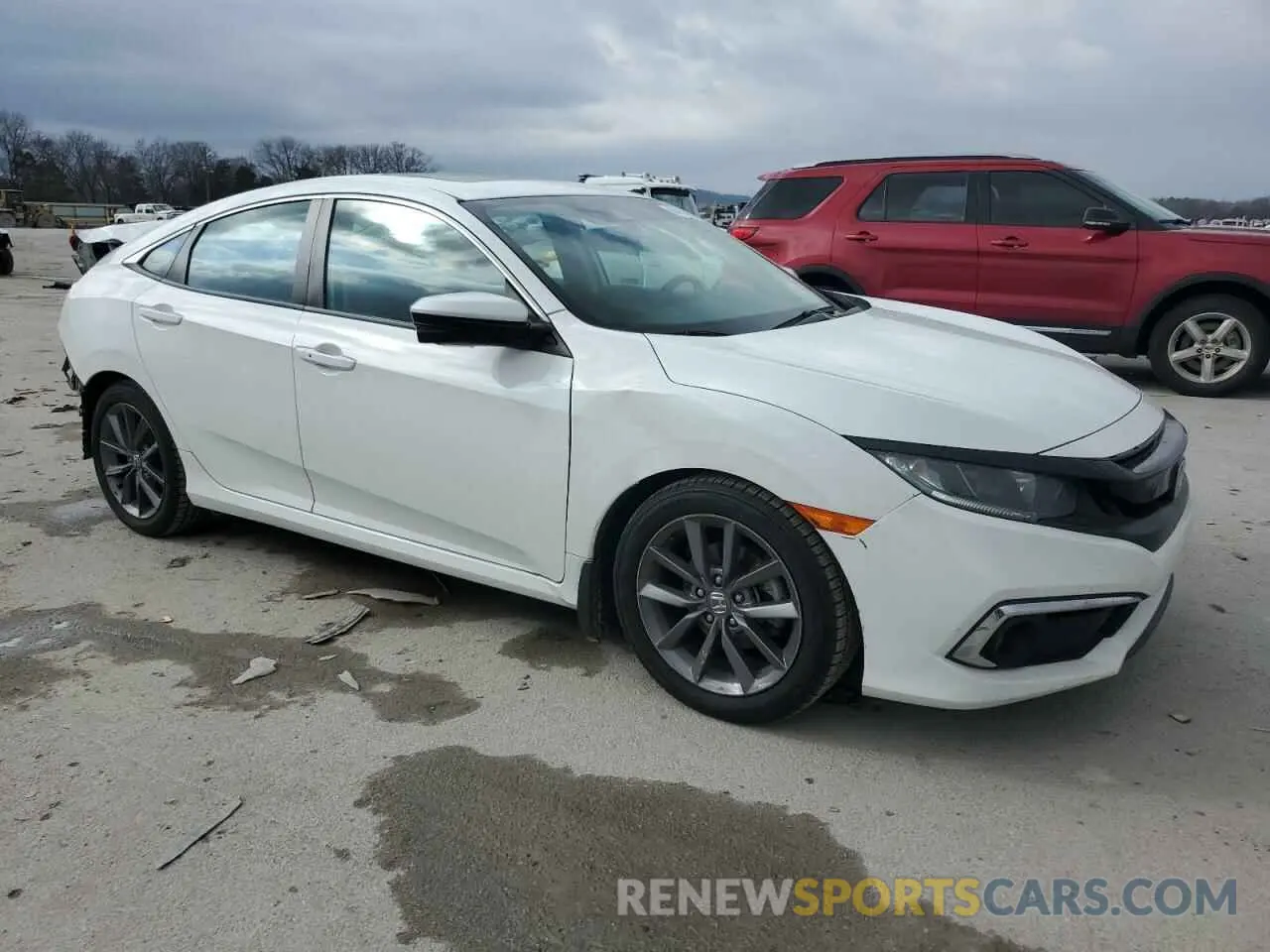 4 fotografías del automóvil dañado 19XFC1F30LE006546 HONDA CIVIC 2020