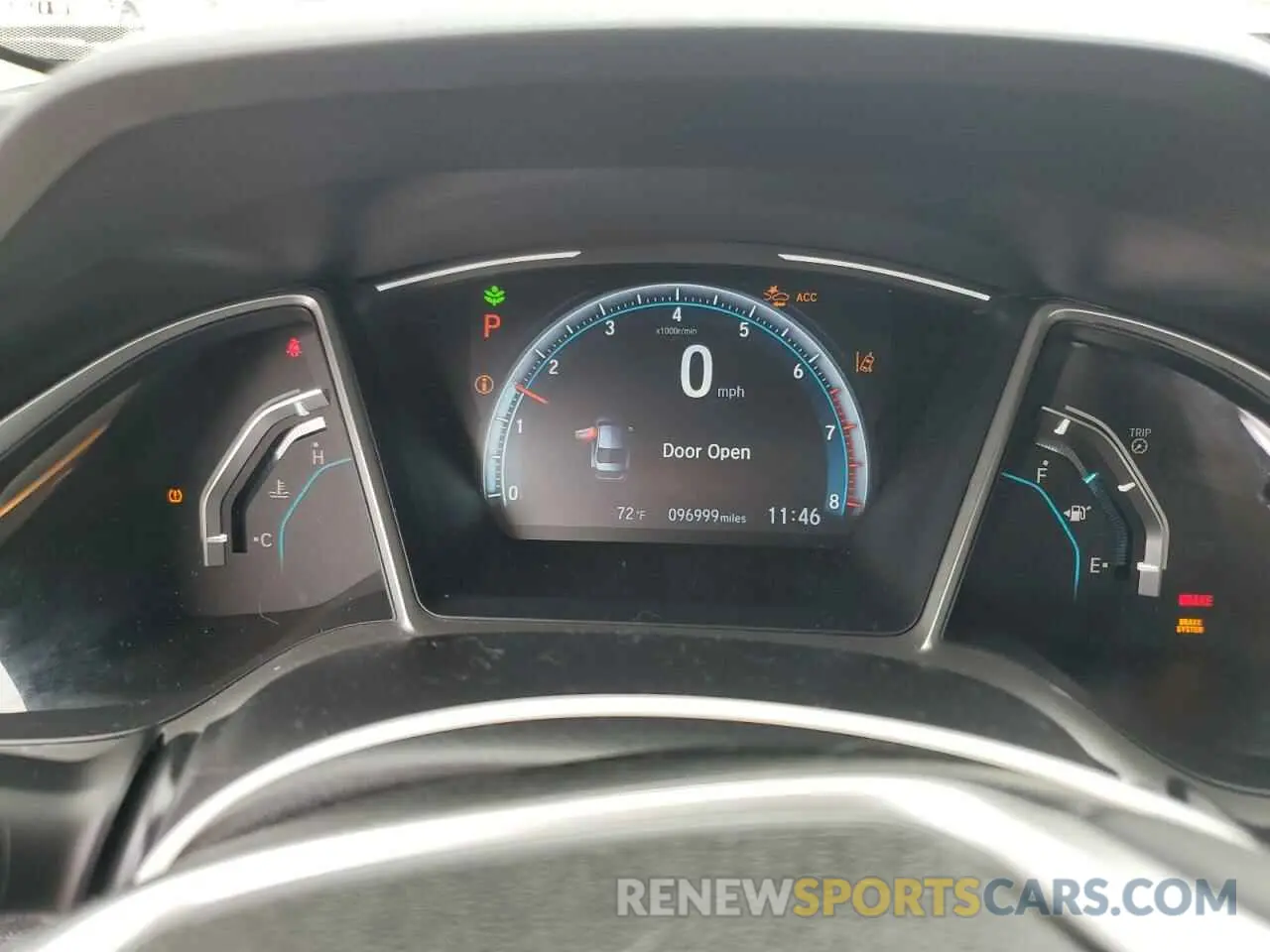 9 fotografías del automóvil dañado 19XFC1F30LE006546 HONDA CIVIC 2020