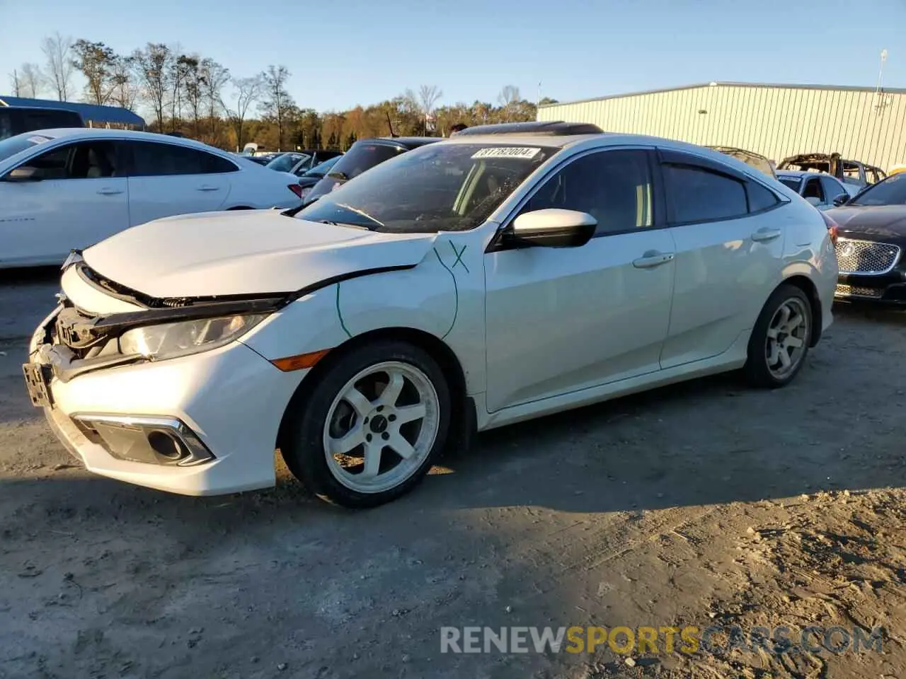 1 fotografías del automóvil dañado 19XFC1F30LE010788 HONDA CIVIC 2020