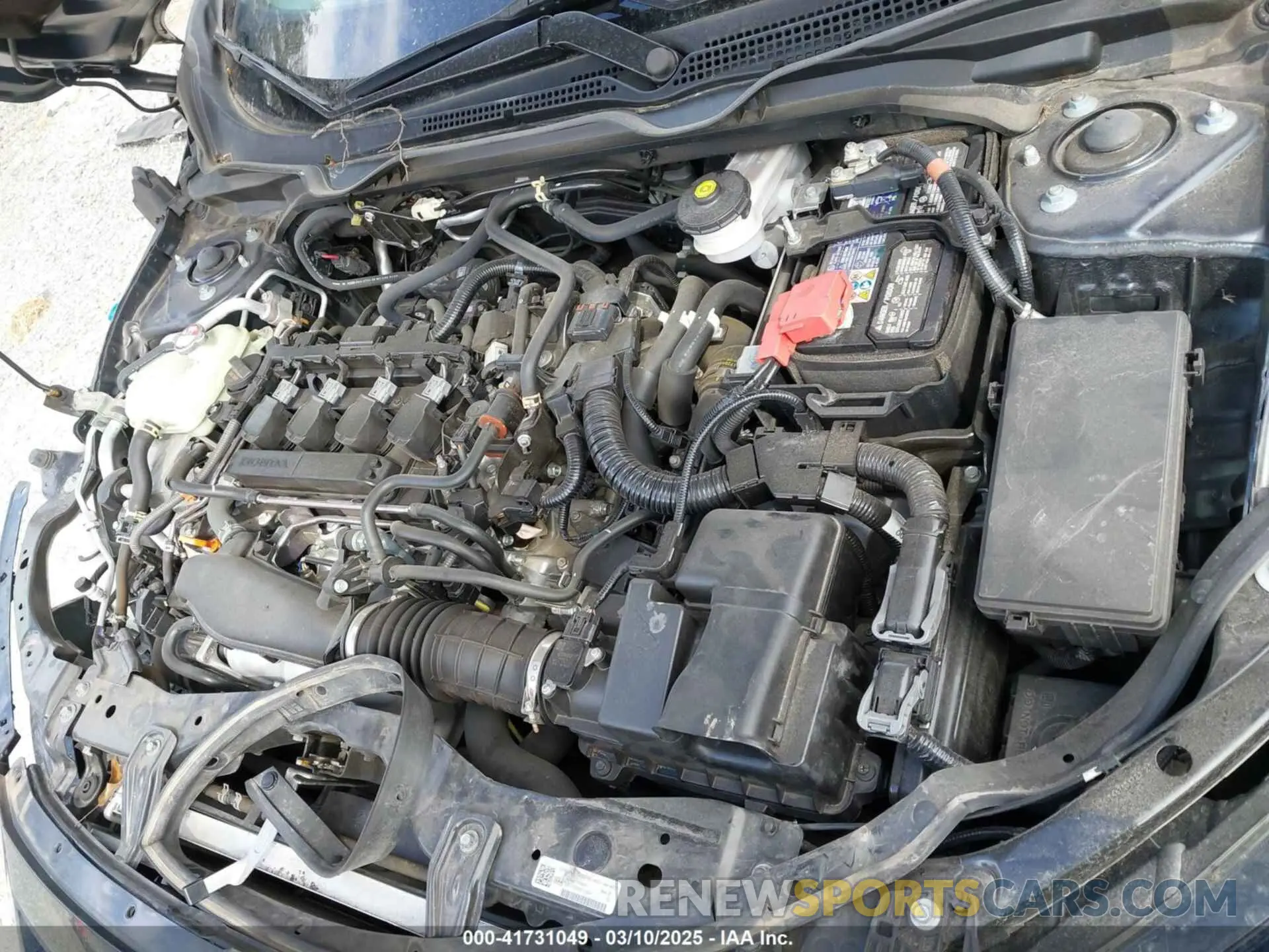 10 fotografías del automóvil dañado 19XFC1F30LE022357 HONDA CIVIC 2020