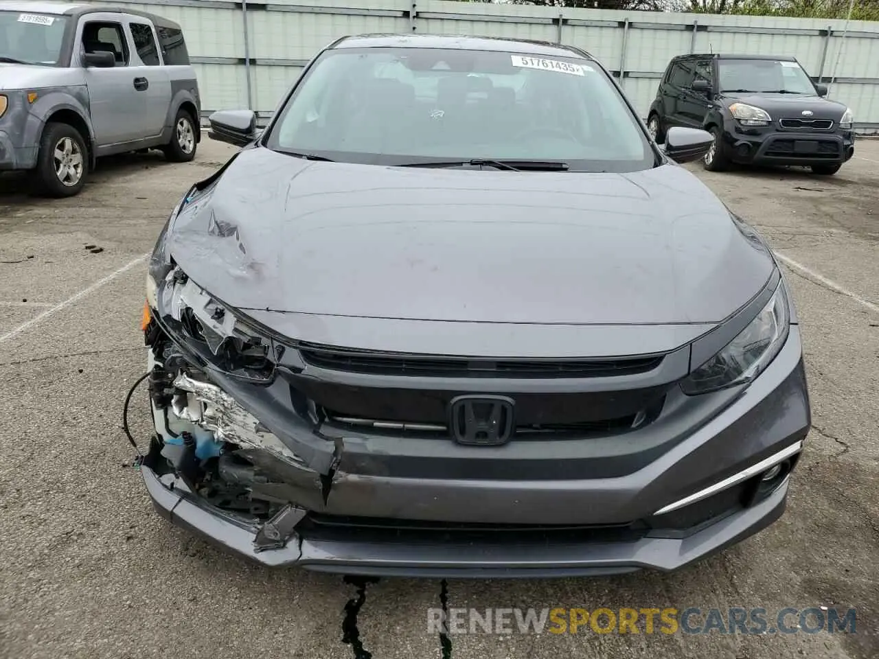 5 fotografías del automóvil dañado 19XFC1F30LE023864 HONDA CIVIC 2020