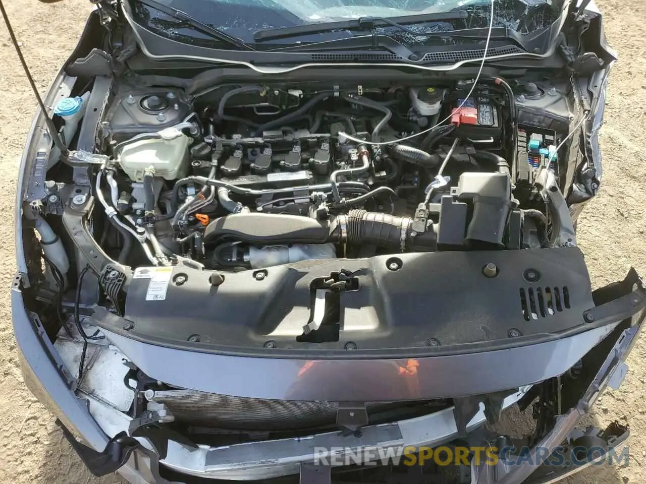 12 fotografías del automóvil dañado 19XFC1F30LE211784 HONDA CIVIC 2020