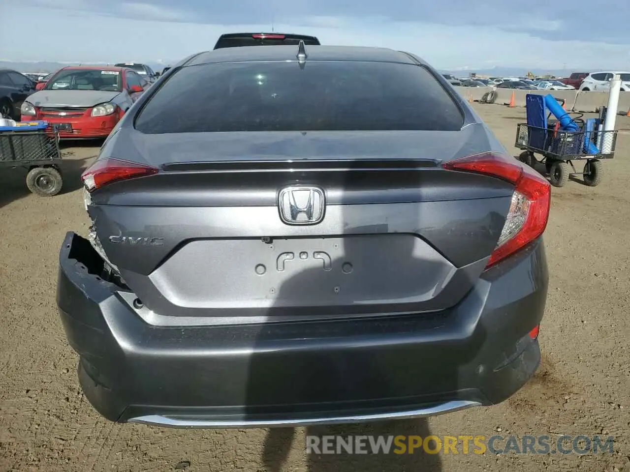 6 fotografías del automóvil dañado 19XFC1F30LE211784 HONDA CIVIC 2020