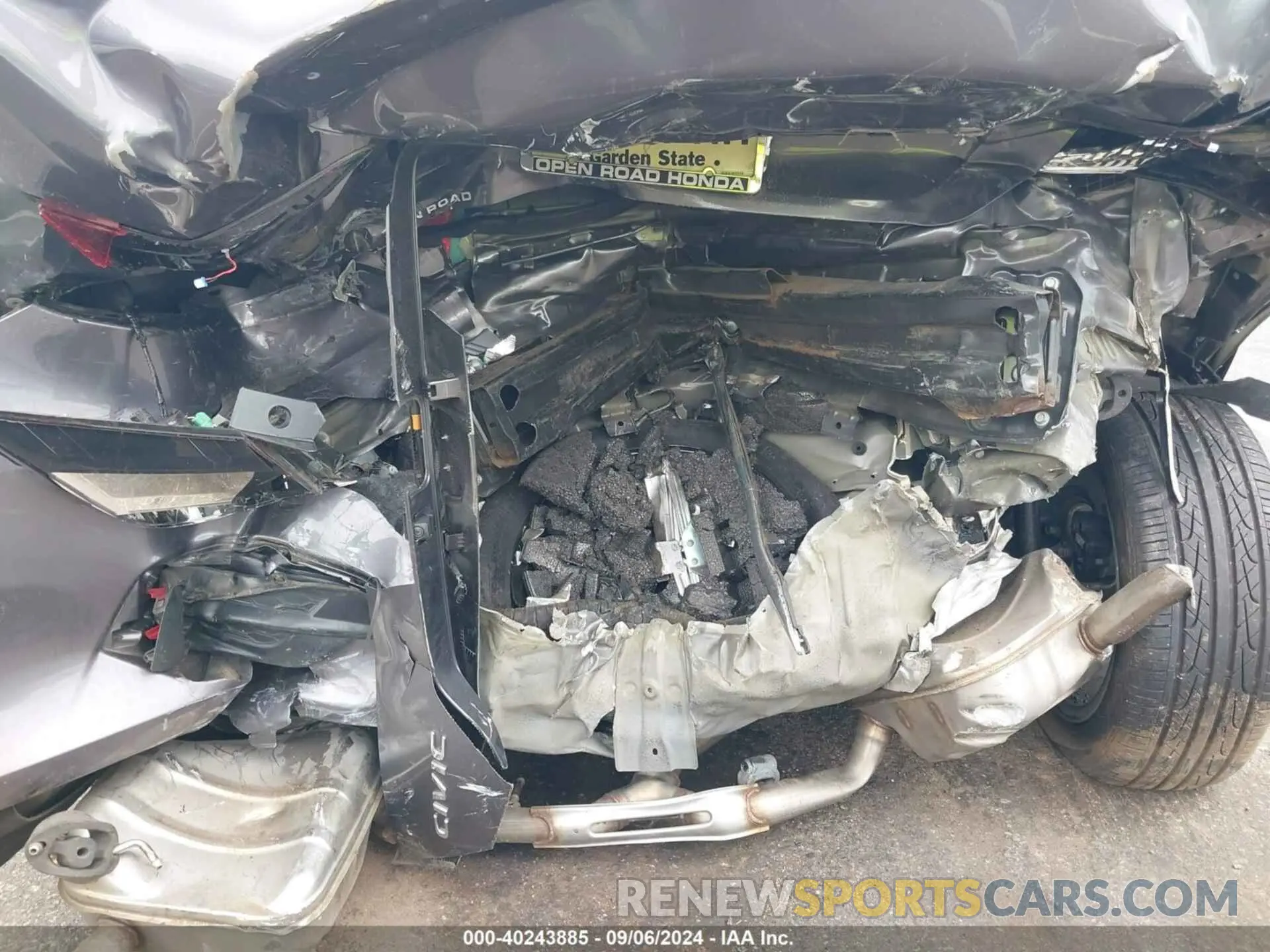 16 fotografías del automóvil dañado 19XFC1F30LE214457 HONDA CIVIC 2020