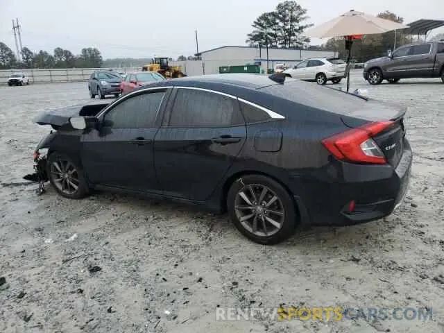 2 fotografías del automóvil dañado 19XFC1F31LE010217 HONDA CIVIC 2020