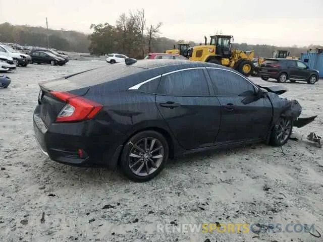 3 fotografías del automóvil dañado 19XFC1F31LE010217 HONDA CIVIC 2020