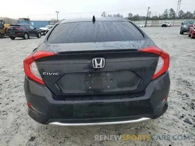 6 fotografías del automóvil dañado 19XFC1F31LE010217 HONDA CIVIC 2020