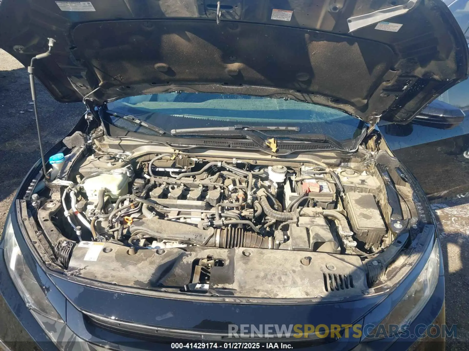 10 fotografías del automóvil dañado 19XFC1F31LE021167 HONDA CIVIC 2020