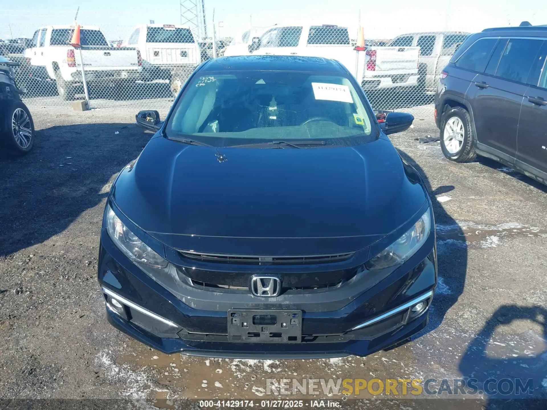 12 fotografías del automóvil dañado 19XFC1F31LE021167 HONDA CIVIC 2020