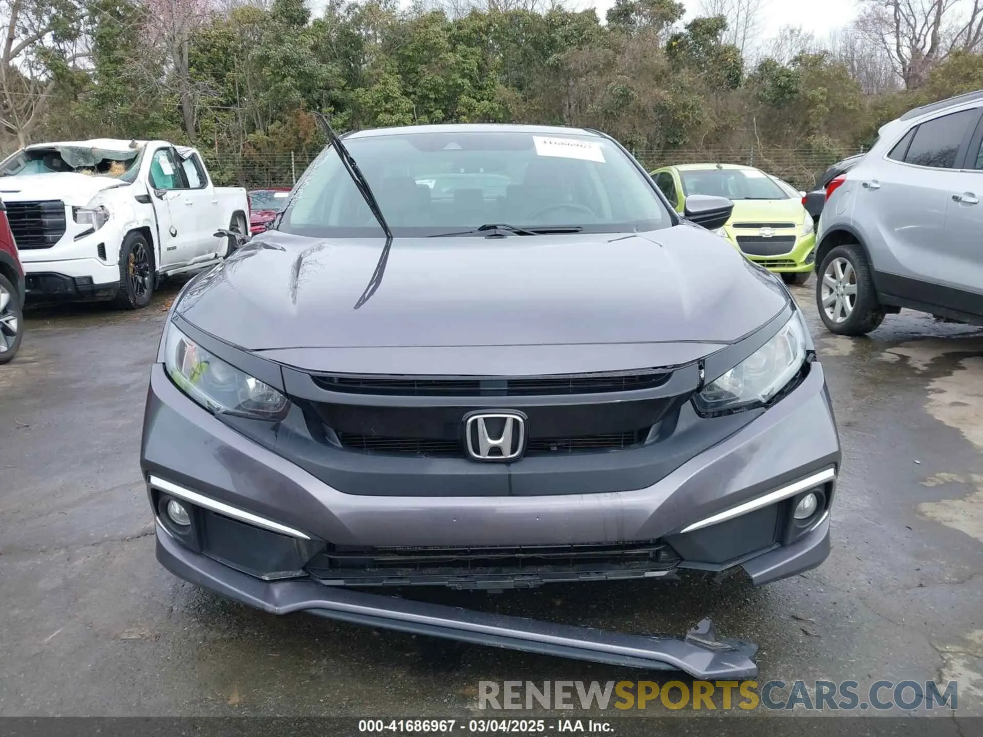 12 fotografías del automóvil dañado 19XFC1F31LE022755 HONDA CIVIC 2020