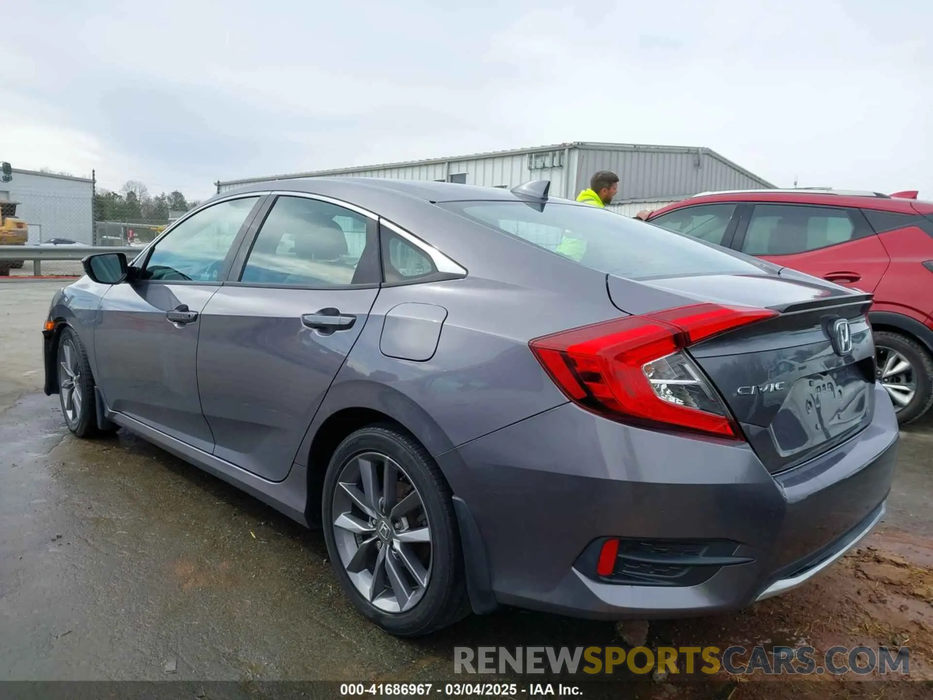 3 fotografías del automóvil dañado 19XFC1F31LE022755 HONDA CIVIC 2020
