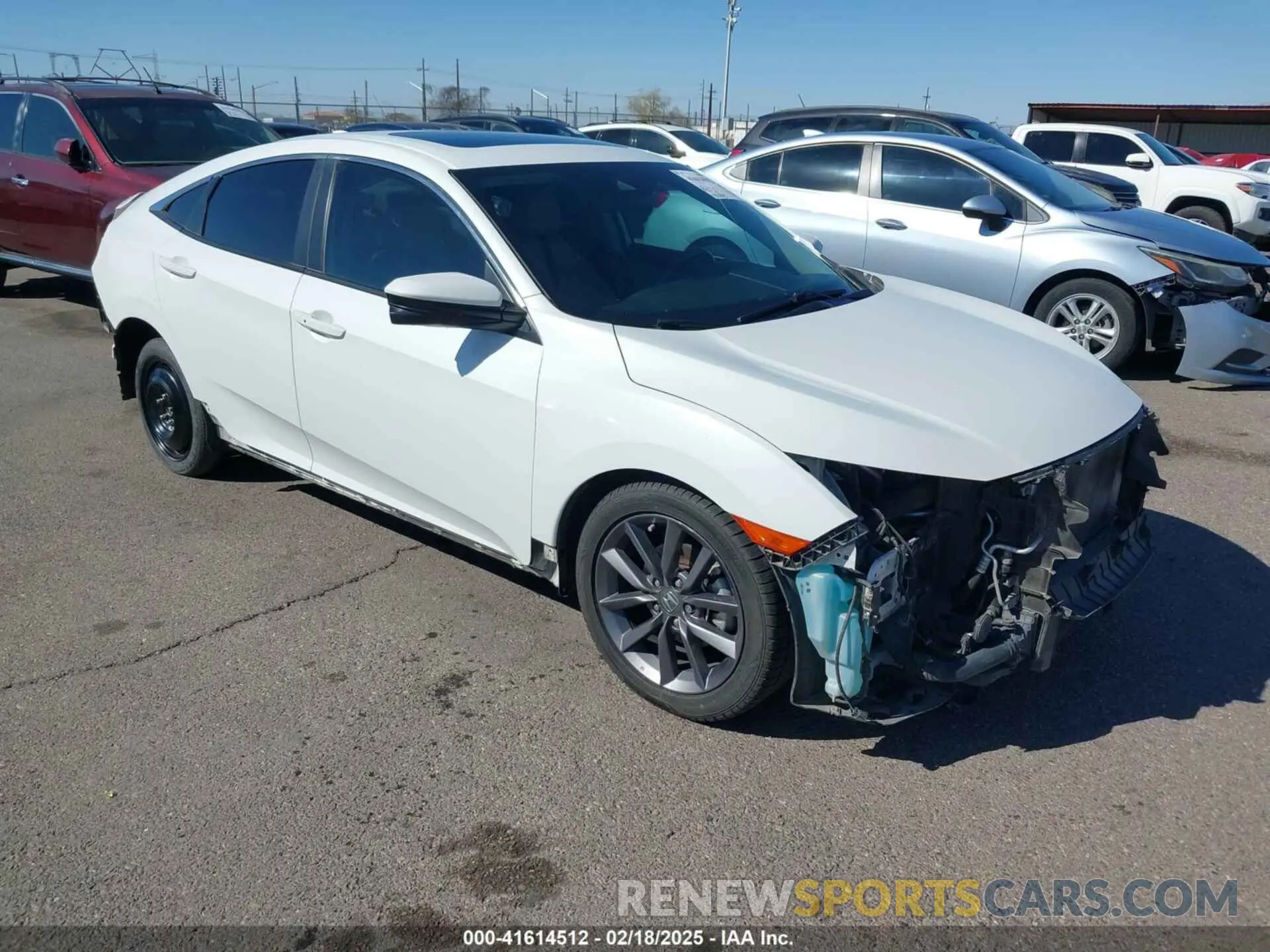 1 fotografías del automóvil dañado 19XFC1F32LE013823 HONDA CIVIC 2020
