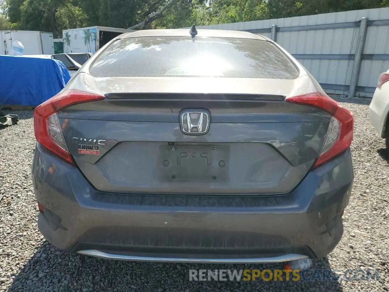 6 fotografías del automóvil dañado 19XFC1F32LE018942 HONDA CIVIC 2020