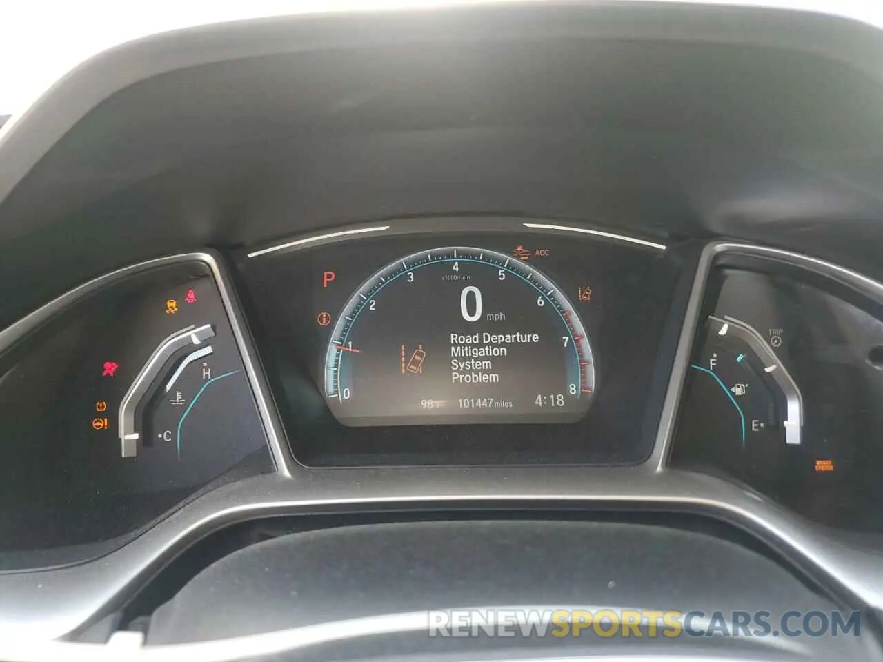 9 fotografías del automóvil dañado 19XFC1F32LE018942 HONDA CIVIC 2020