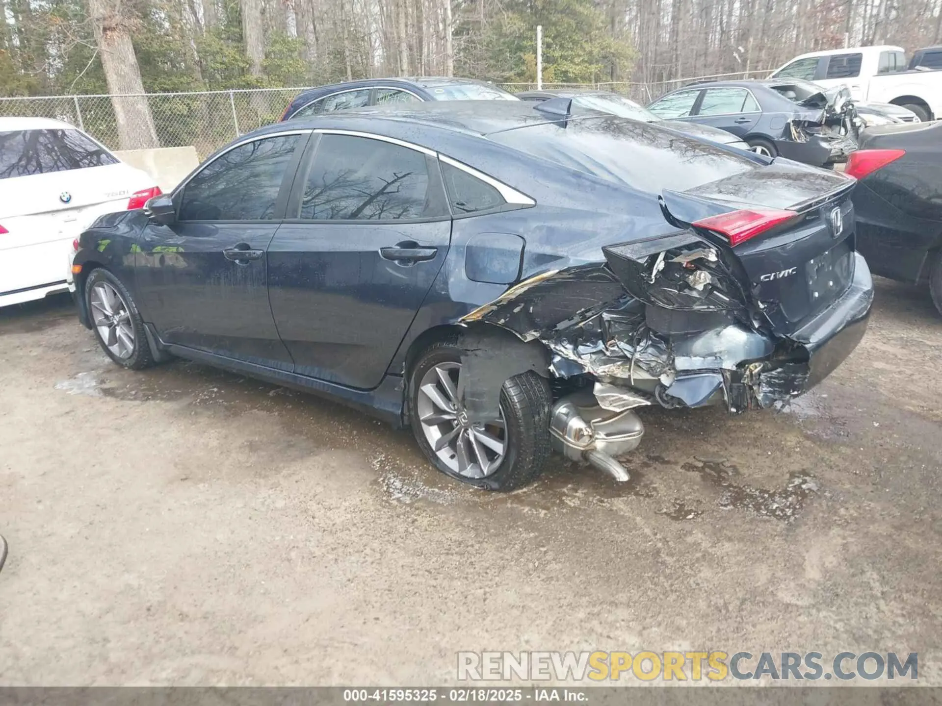 3 fotografías del automóvil dañado 19XFC1F32LE022909 HONDA CIVIC 2020