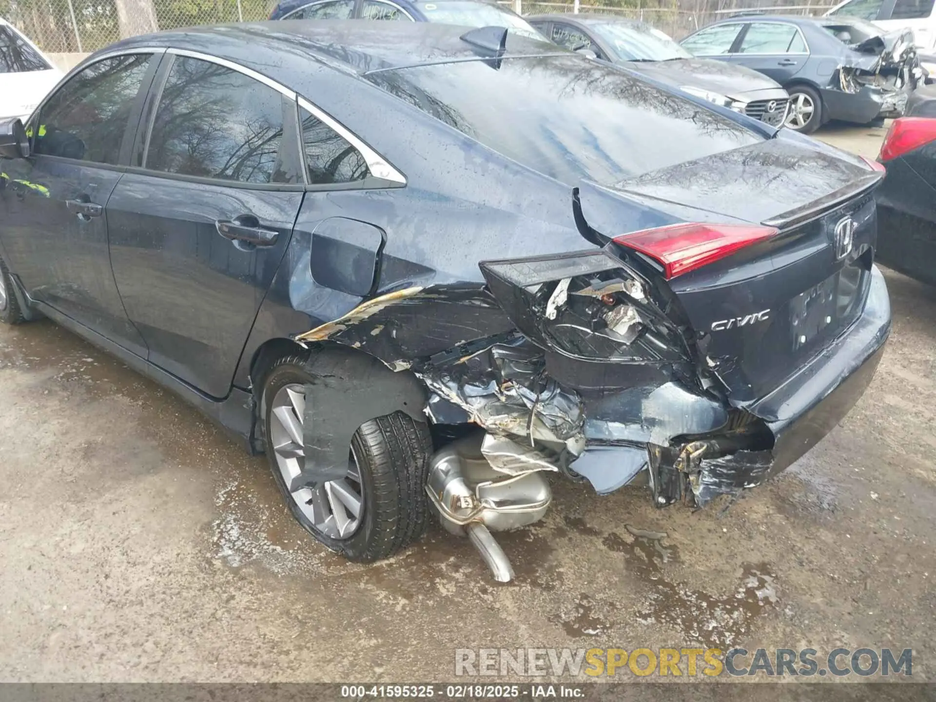 6 fotografías del automóvil dañado 19XFC1F32LE022909 HONDA CIVIC 2020