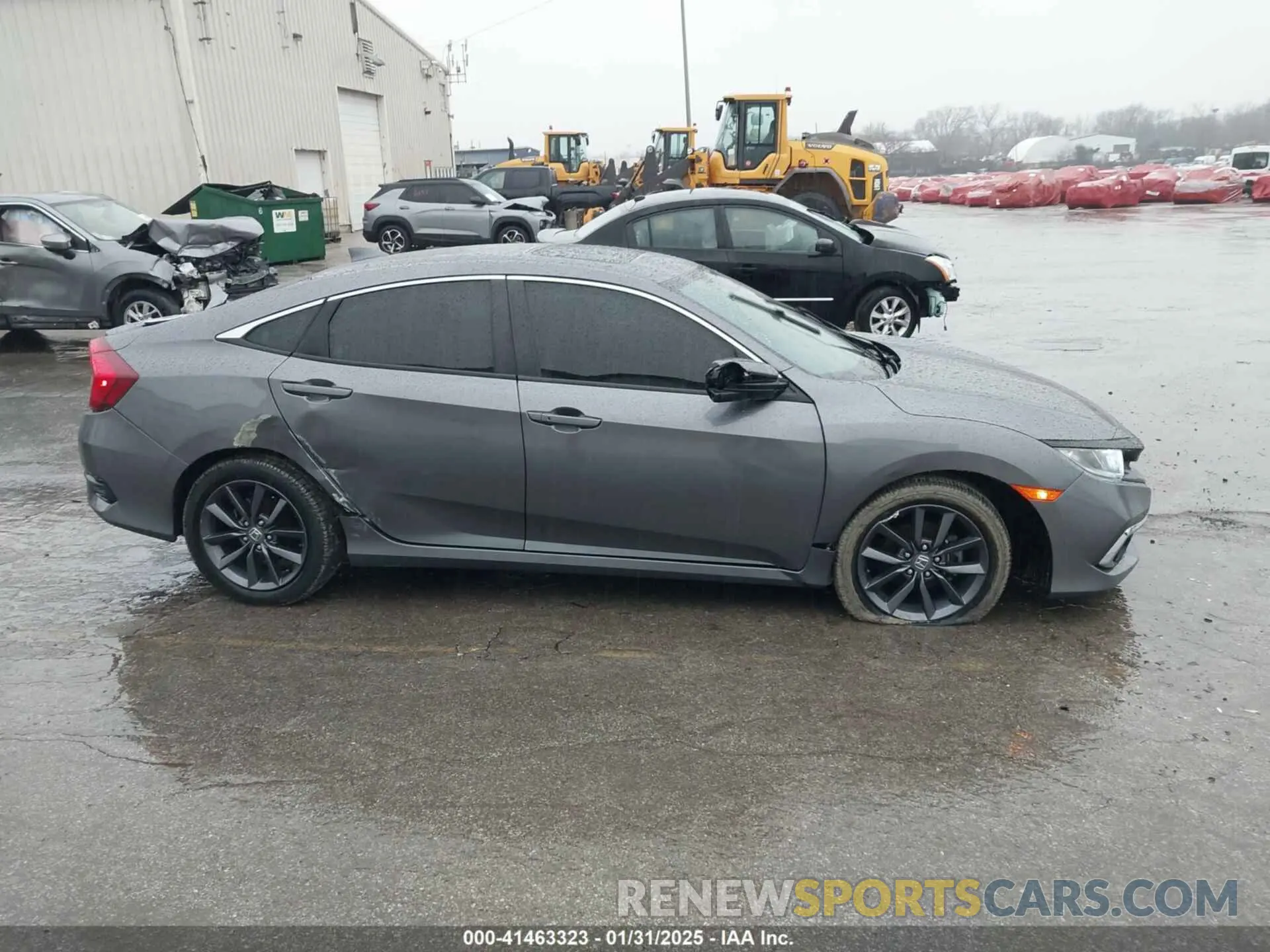 13 fotografías del automóvil dañado 19XFC1F33LE010106 HONDA CIVIC 2020