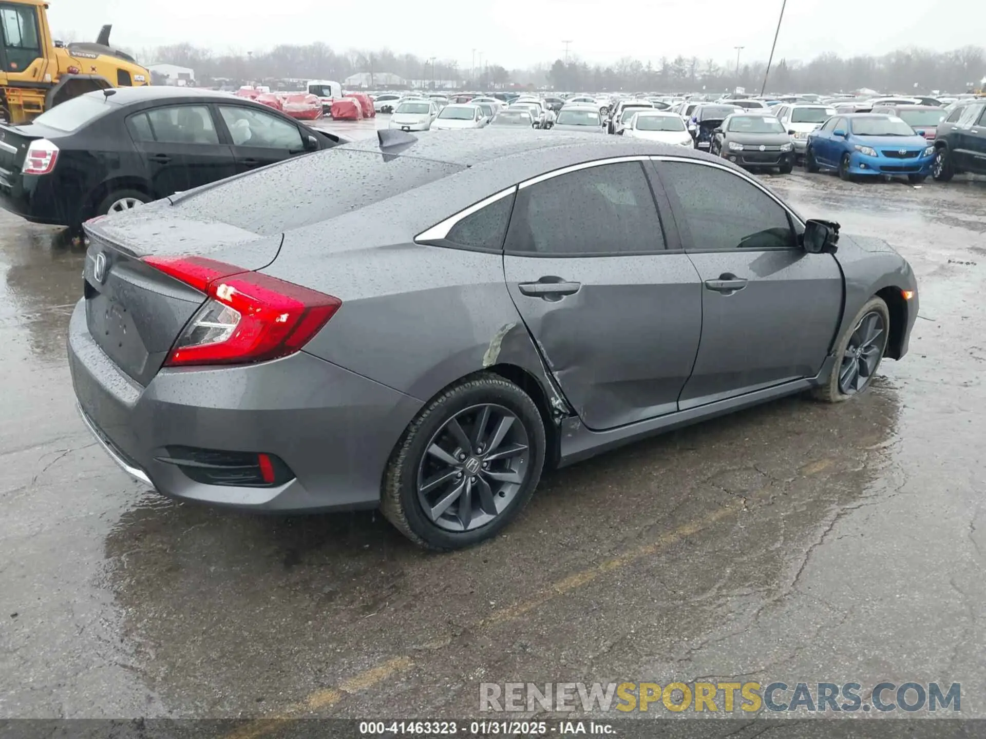 4 fotografías del automóvil dañado 19XFC1F33LE010106 HONDA CIVIC 2020