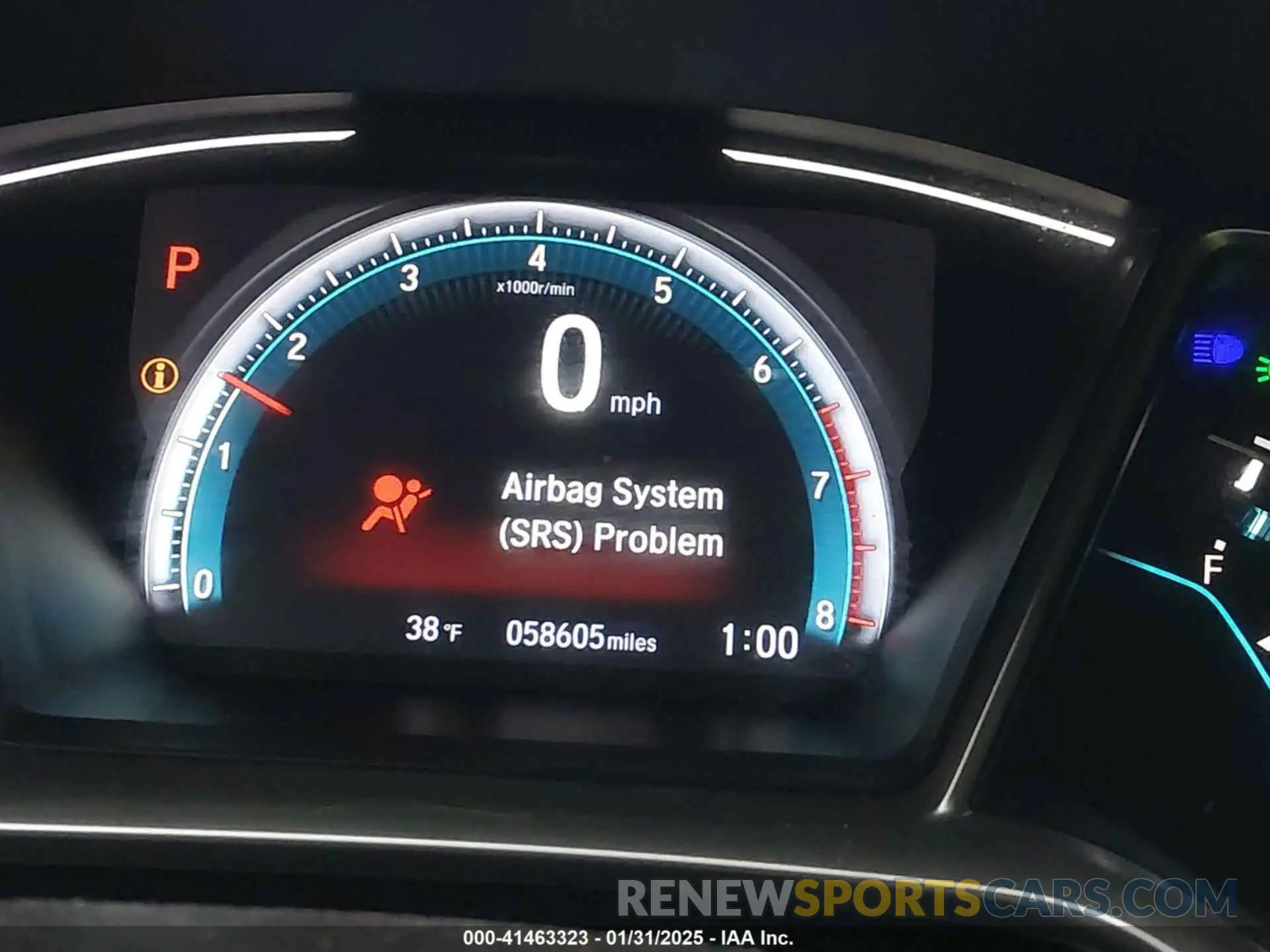 7 fotografías del automóvil dañado 19XFC1F33LE010106 HONDA CIVIC 2020