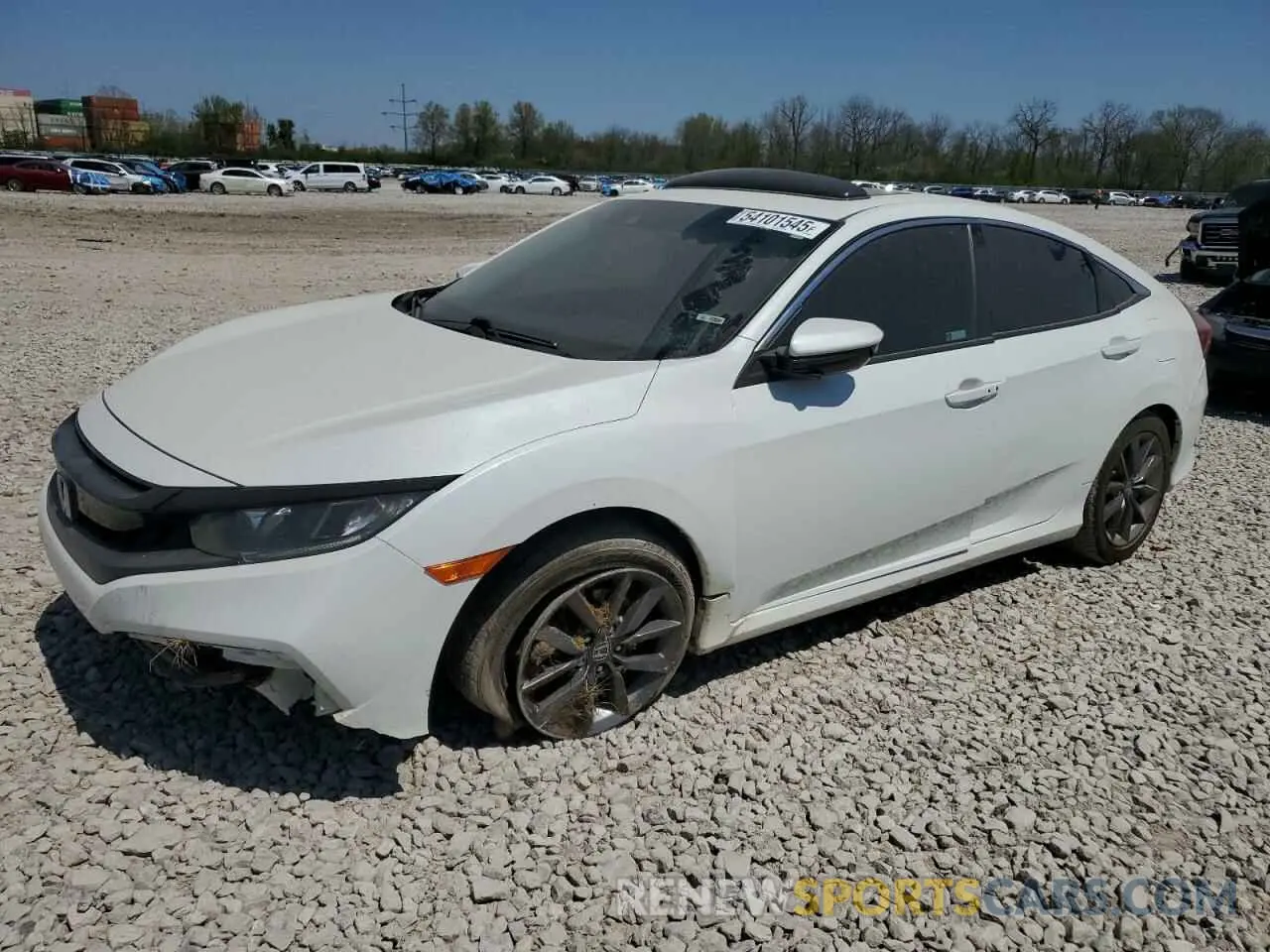 1 fotografías del automóvil dañado 19XFC1F33LE023096 HONDA CIVIC 2020