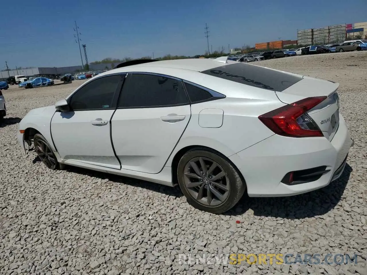 2 fotografías del automóvil dañado 19XFC1F33LE023096 HONDA CIVIC 2020
